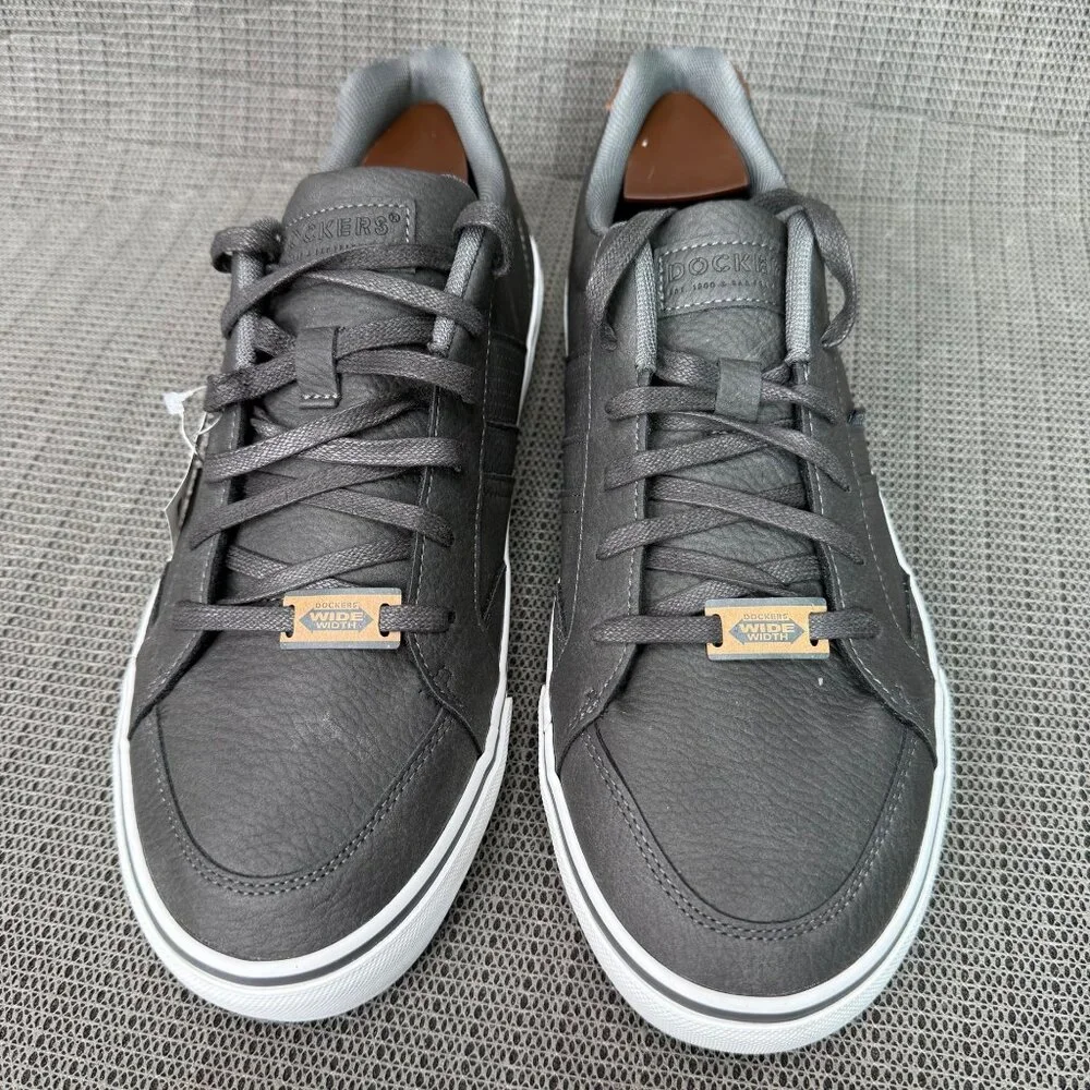 Dockers Mens Size 9.5W Gray Sneakers Casual Shoes - Picture 2 of 9